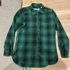 OFF-WHITE チェック柄長袖シャツ グリーン/ブラックのサムネイル