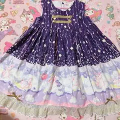ハンドメイド ワンピース ジャンパースカート 110 ロリータ