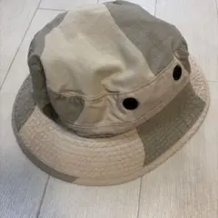 は*な様 迷彩バケットハット 通気孔付き