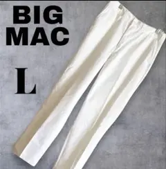 70s USA製 ビッグマック ワークパンツ ストレート L 白 ビンテージ 春のサムネイル