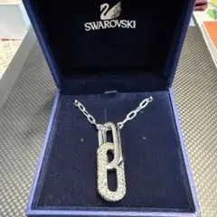 SWAROVSKI ネックレス クリスタル チェーン　長さ自在〜45センチまでのサムネイル