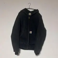 フェード　Carhartt カーハート　アクティブジャケットBLK ボロ 90s メキシコ製 Carhartt グッドフェード ボロ アクティブジャケット