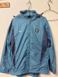 Nike フード付きナイロンジャケット Mサイズ 青