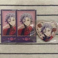 にじさんじ RoseValentine カード 缶バッチ 不破湊 N3点セット