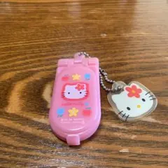 【当時物】ハローキティ　Hello Kitty ミラー付き　エチケットブラシ