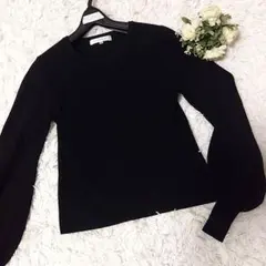 エムプルミエ ニット ブラック 黒 38
