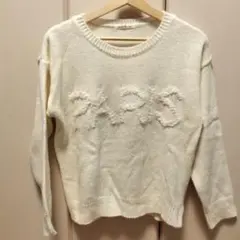 marshmallow crown マシュマロ PARIS ニット セーター 白のサムネイル