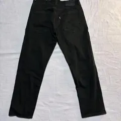 リーバイスプレミアム512テーパーストレッチ黒 デニムW31L32 スソ短カット