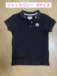 JackBunny ポロシャツ レディース ゴルフウェア S 黒 ジャックバニー