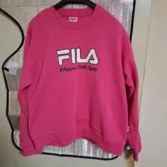 FILA ピンク トレーナー Lサイズ