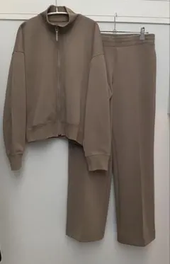 UNIQLO ドライスウェットリラックスブルゾン【L】スウェットパンツ【M】