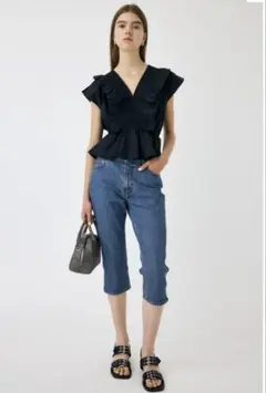 MOUSSY HEM SLIT カプリ 1のサムネイル