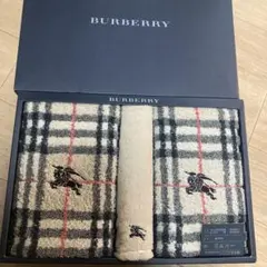 未使用　BURBERRY タオルセット 3枚組