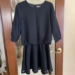 LUCA ルカ　ワンピース　ブラック　シンプル　無地　フォーマル