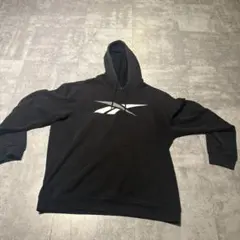 Reebok ブラック フードパーカー