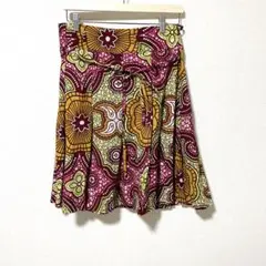 【UNITED ARROWS】巻きスカート　派手　おしゃれ　アジアン　かわいい