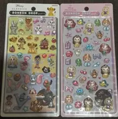 【正規品】ディズニー ボンボンドロップシール プリンセス クラシック セット