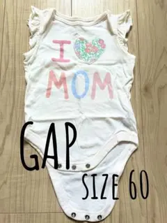 ベビー ギャップ babyGAP ホワイト 白 ロゴ フリル 女の子 60