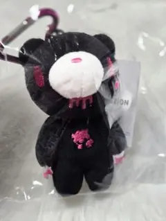 【新品未開封】グルーミー ぬいぐるみ チャーム ブラック 黒 マスコット004