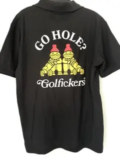Golfickers ゴルフィッカーズ ポロシャツ ブラック XXL1回着用 - メルカリ