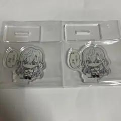 あくねこ 応援ミニアクスタ シロ 2個