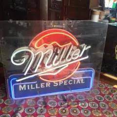 C*!様 70s　ネオンサイン Miller ビール　neon sign bee C*!様 70s ネオンサイン Miller ビール neon sign bee - メルカリ