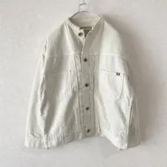 moname ホワイトデニムジャケット 2nd