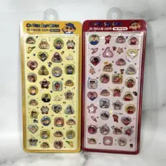 韓国限定　クレヨンしんちゃん　3D ぷっくり　シール　2種