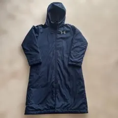 Under Armour フード付きベンチコート ネイビー