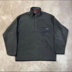 00s Patagonia スナップT ダークグレー/ブラック XL メキシコ製