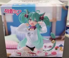 初音ミク〜猫耳Tシャツver.〜 Desktop Cuteフィギュア