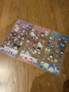 サンリオ　クリアキャンディシール　３枚セット