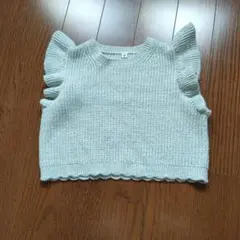 GU フリル付きノースリーブベスト 140