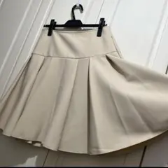 FOXEY❣️フレアスカート40 ベージュ系FOXEY NEW YORK