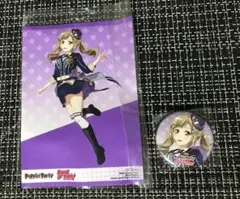 PoppinParty BanG Dream! 市ヶ谷有咲ブロマイド・缶バッジ