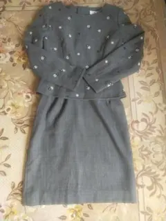 M'S GRACY エムズグレイシー セットアップ 小花 刺繍 M 難有り