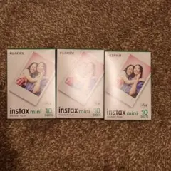 【外箱開封済】INSTAX　MINI　JP　10sheets　3個セット