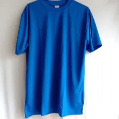 Wundou Tシャツ ドライライト　XXL ブルー　着丈約78cm　大きいのサムネイル