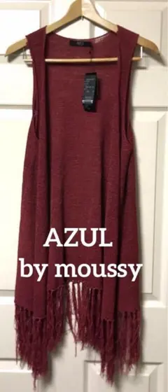 【未使用】AZUL by moussy レースストールカーディガン