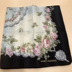MARIO VALENTINO フラワー柄ハンカチ