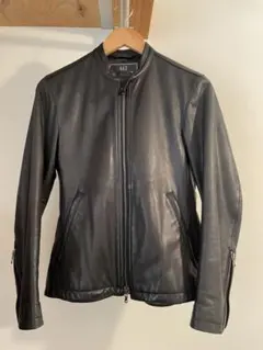 417 for one-seven ブラックレザージャケット