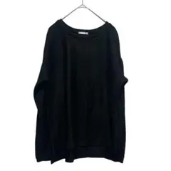 コルザ ニット シンプル 黒 ブラック オシャレ