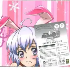 雪音クリス　バニー　戦姫絶唱シンフォギアG マイクロファイバータオル2枚セット