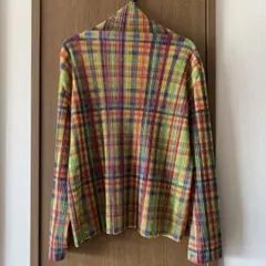 希少　プリーツプリーズ　イッセイミヤケ　issey マドラスチェックのサムネイル