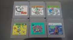 ゲームボーイ ソフト6本のサムネイル
