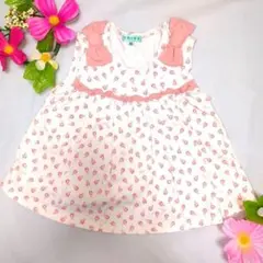TOCCA 80 半袖トップス　袖なしトップス　女の子　フリル　リボン　ロゴのサムネイル