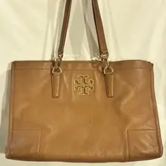 Tory Burch トリーバーチ レザー トートバッグ ブラウン