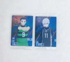 ブルーロック　ウエハースカード　トレカ　鰐間計助・凪誠士郎