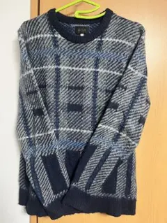 H.O.B メンズ ニット ブルー系