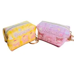 【新品】サンリオキャラクターズキャラメルポーチ ポムポムプリン クロミ2点セット